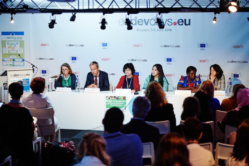 AWHHE presented the One Planet SLE project in Armenia at a project lab during European Development Days organized in Brussels, Belgium on 5-6 June 2018 (EDD 2018)